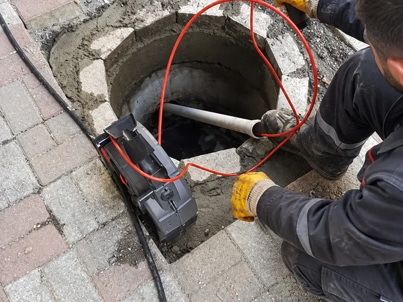 Kanalizasyon gideri ve tesisat hattı