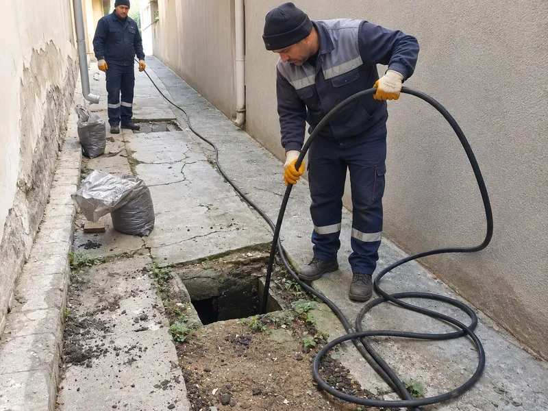 Kanalizasyon hattı ve tesisat kontrolü